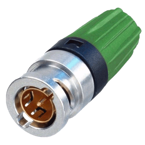 Neutrik NBTC75BFI4 Neutrik BNC-Stecker rearTWIST Tiny 0.4 / 1.6